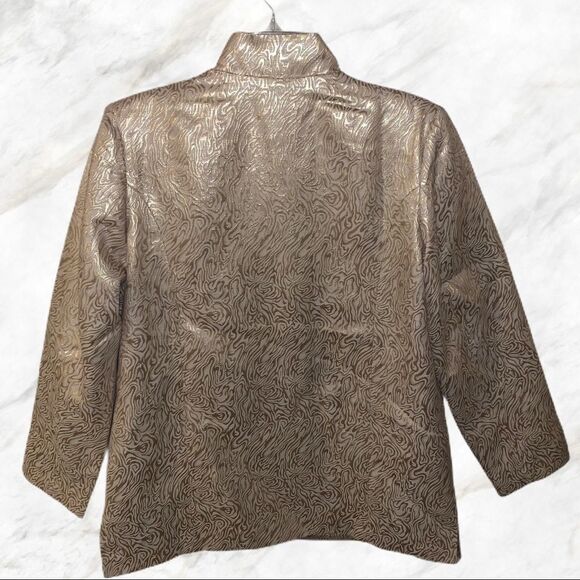 Draper’s and Damon’s gold evening jacket - Size Medium - Picture 2 of 4